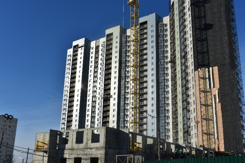 Новости строительства корпуса 14 ЖК «На Стрелковой», март 2019.