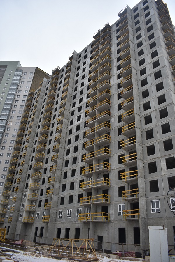 Новости строительства корпуса 14 проекта «Квартал 29» в г. Мытищи, декабрь 2019.