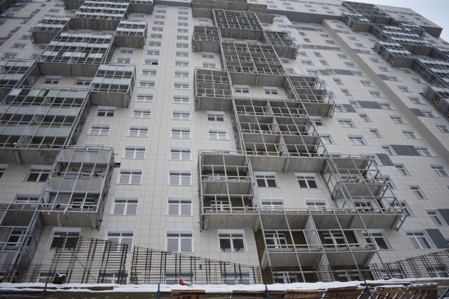 Новости строительства корпуса 14 ЖК «На Стрелковой», январь 2019.