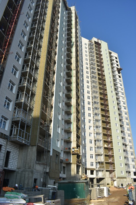 Новости строительства корпуса 14 ЖК «На Стрелковой», ноябрь 2018